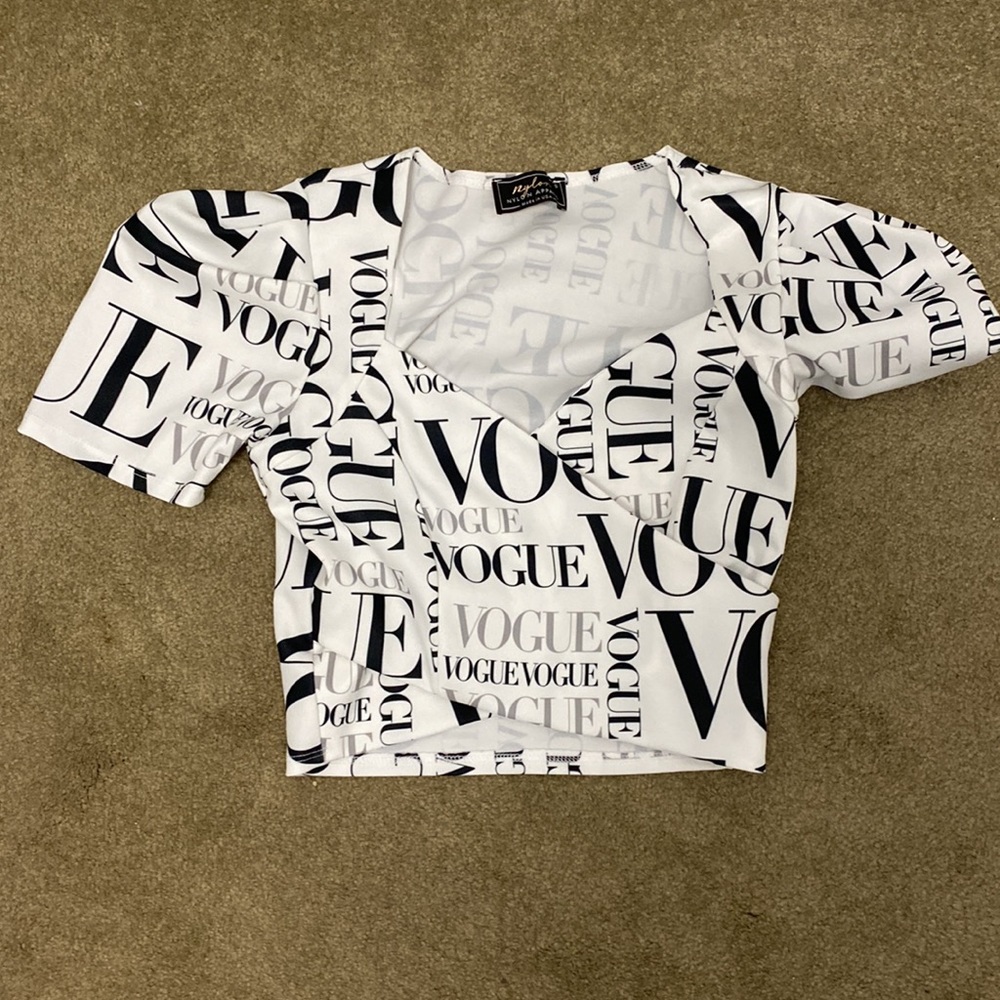 Two Piece Set With Crop Top - Picture 1 of 4